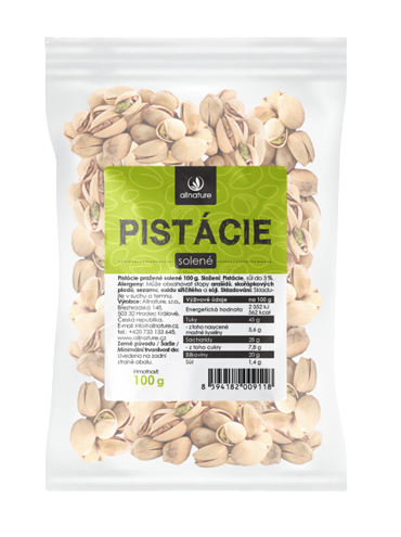 Allnature Pistácie pražené solené 100 g