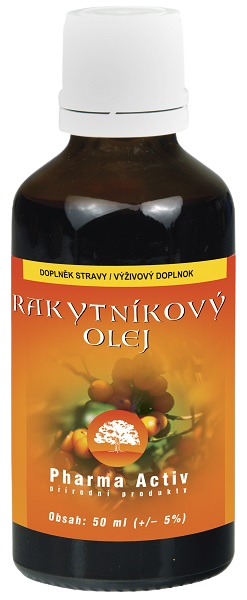 Fotografie PHARMA ACTIV Rakytníkový olej 50 ml