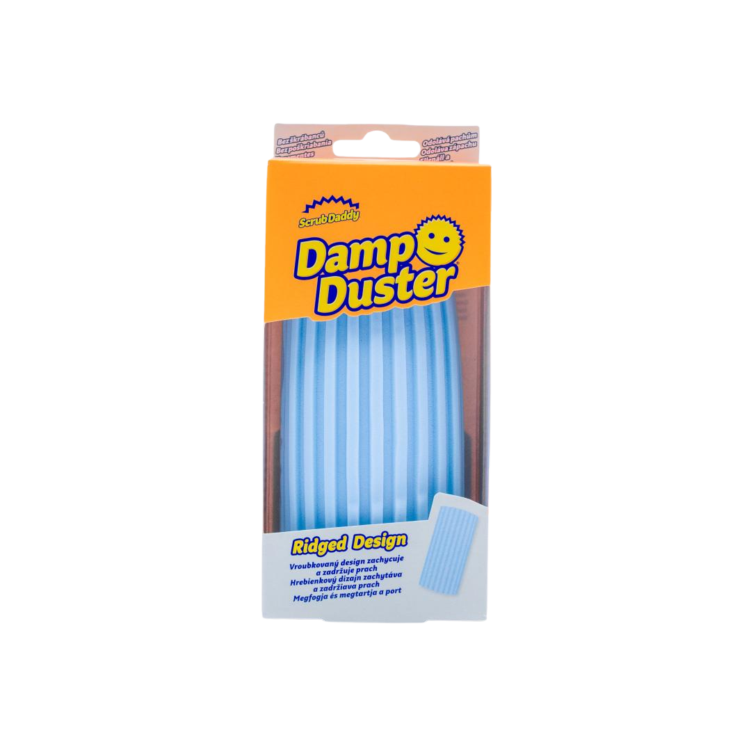 Fotografie Scrub Daddy Houbička na utírání prachu Damp Duster, modrá
