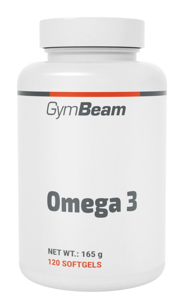 GymBeam Omega 3 bez příchuti 120 kapslí