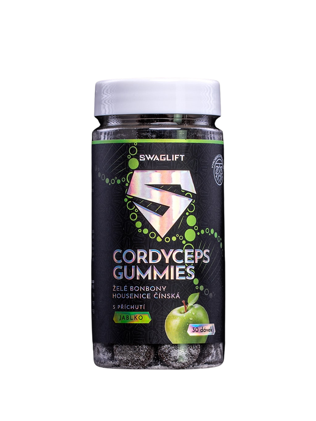 SWAGLIFT CORDYCEPS GUMMIES s příchutí jablka 60 ks