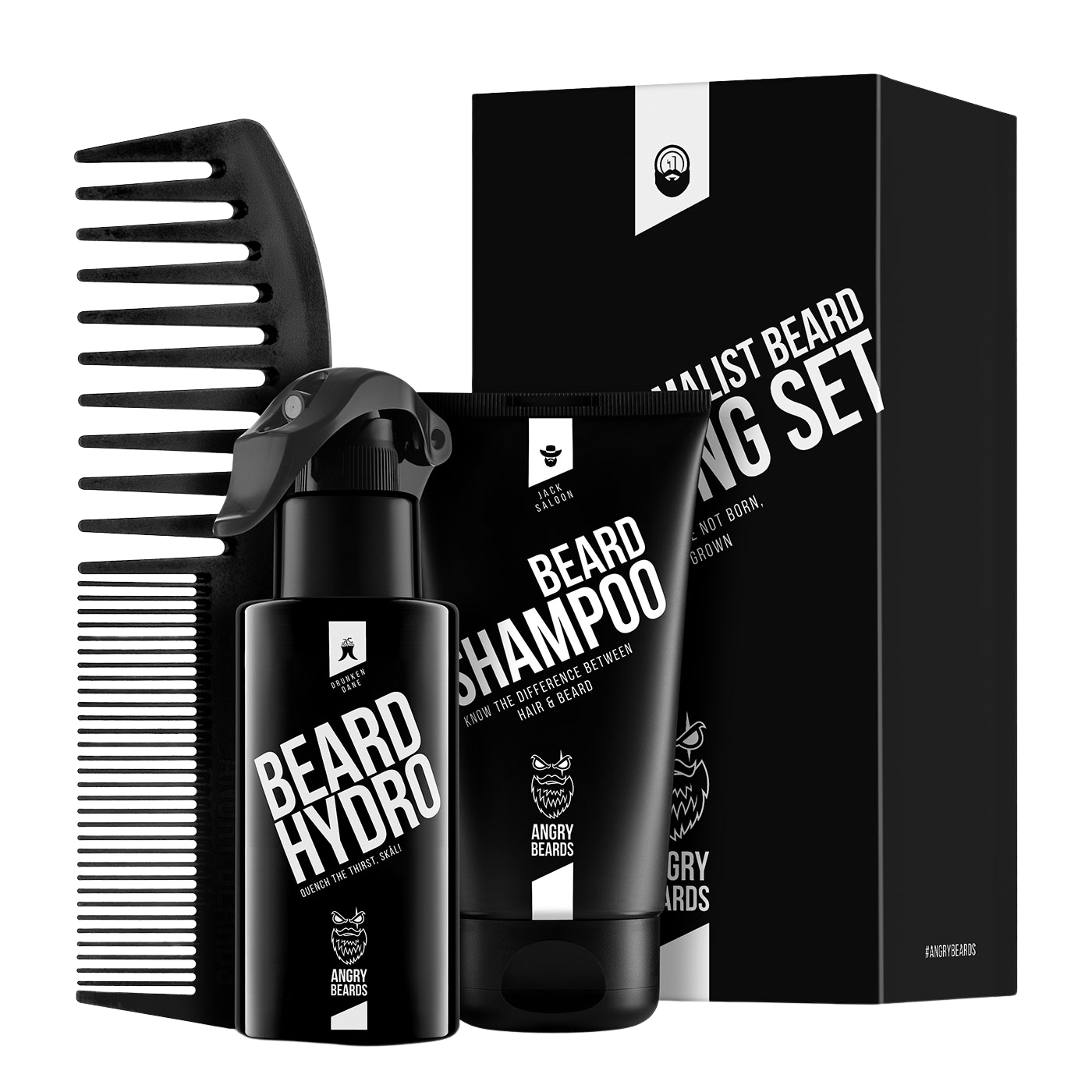 Fotografie ANGRY BEARDS Sada péče o vousy Minimalist