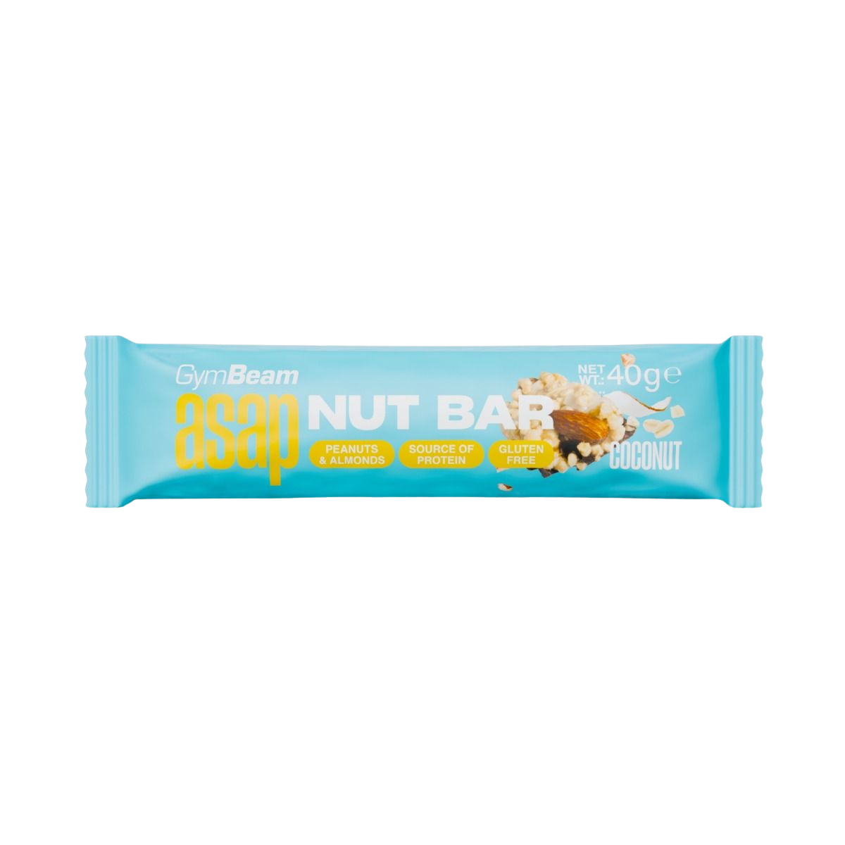 Fotografie GYMBEAM ASAP Nut Bar - kokos 40 g