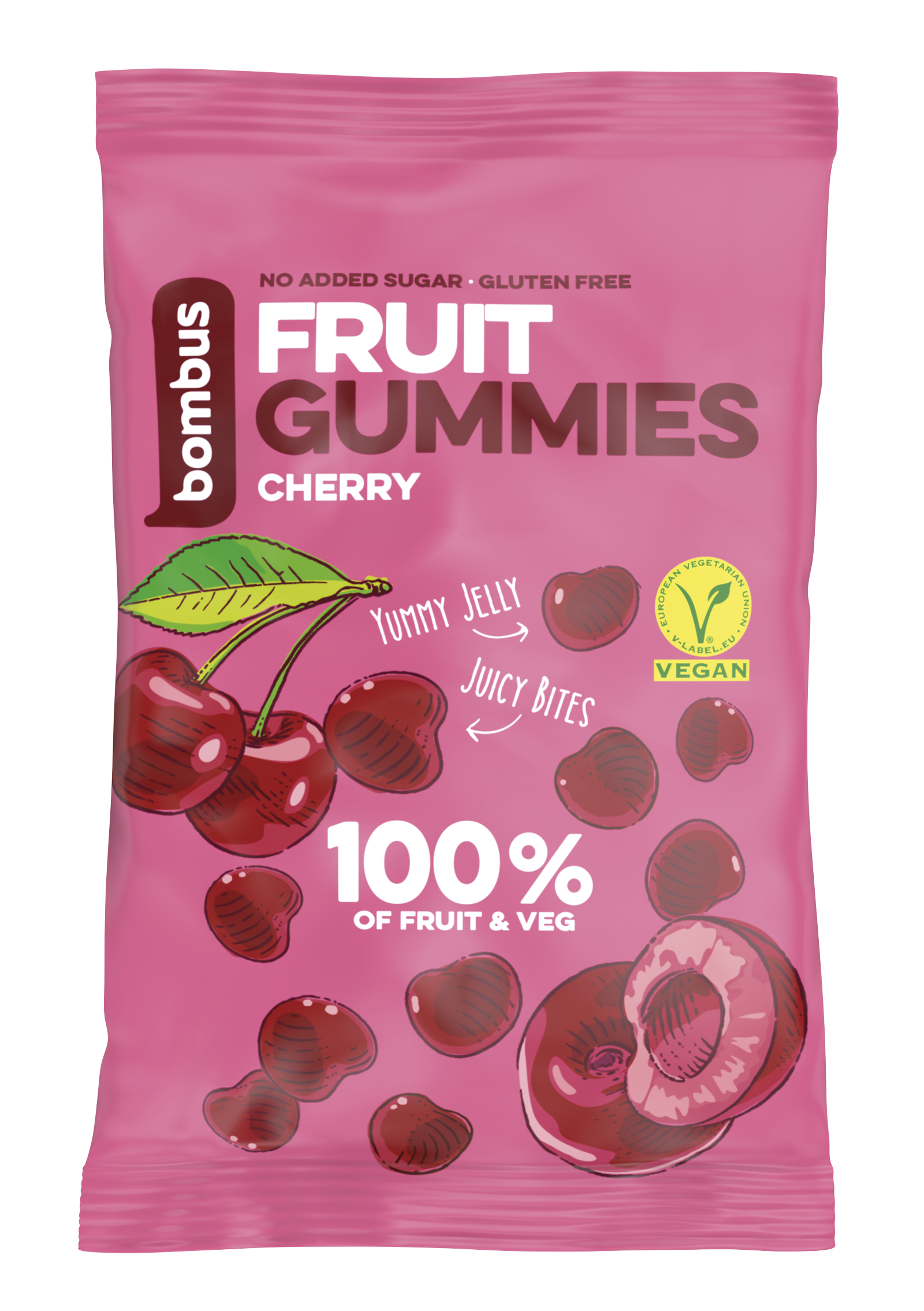 BOMBUS Fruit Gummies Třešně 35 g