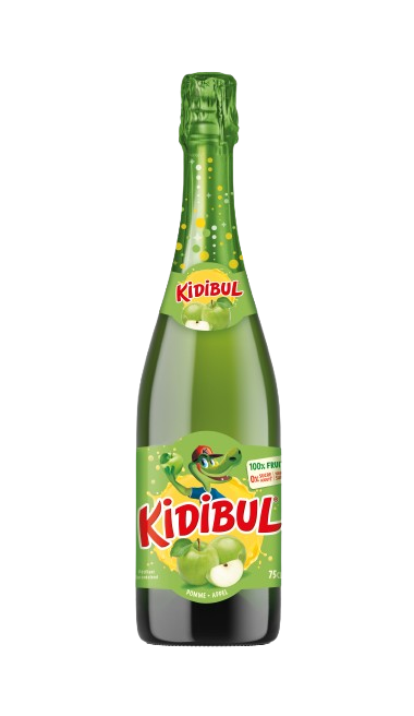 KIDIBUL Detský šumivý nápoj 100% jablko 750 ml