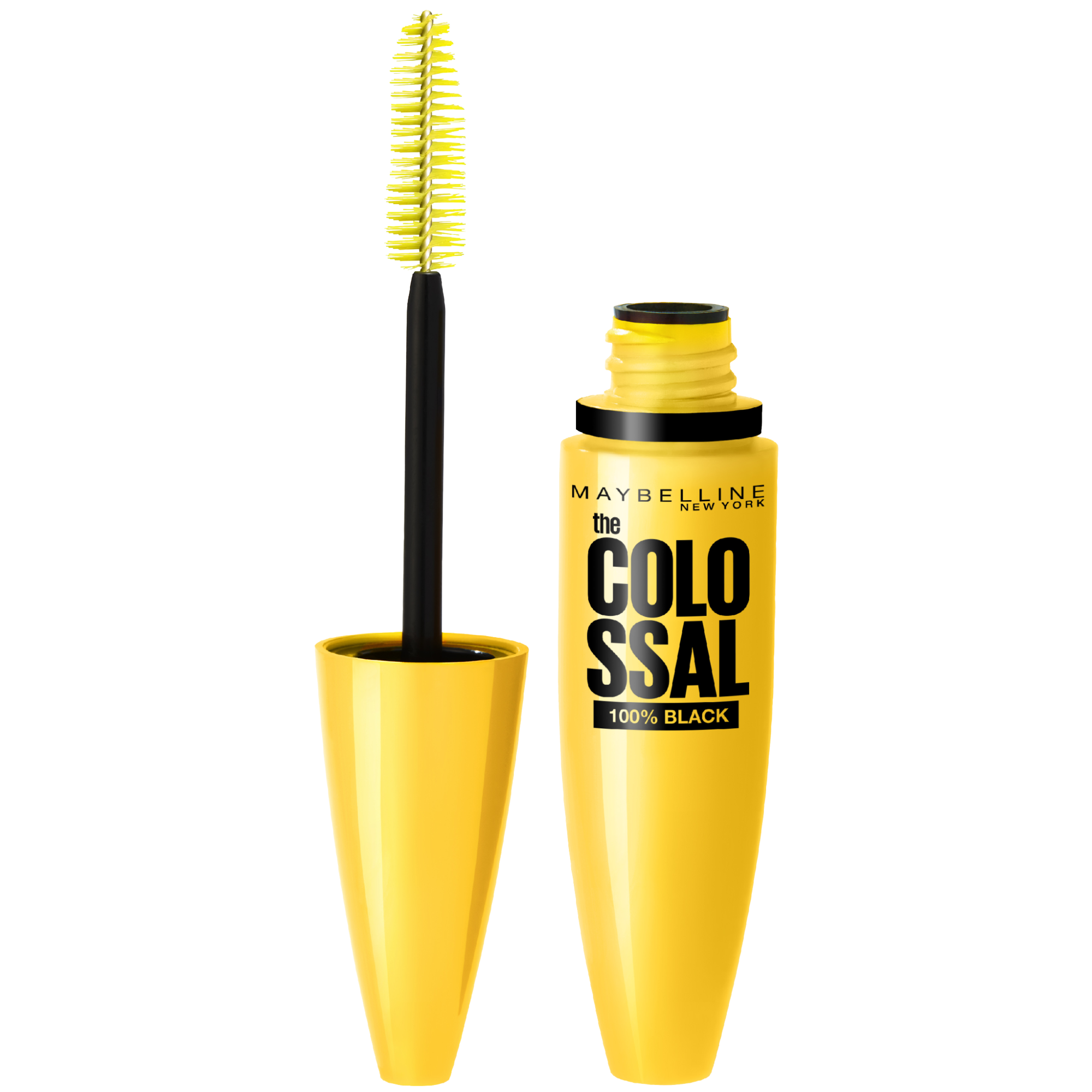Maybelline New York Colossal mascara 100% black řasenka, 10.7 ml
