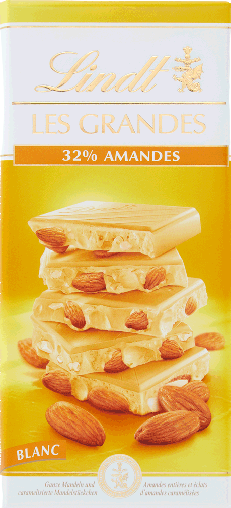 Biela čokoláda s mandľami