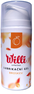 Fotografie Willi Lubrikační gel broskev 100 ml