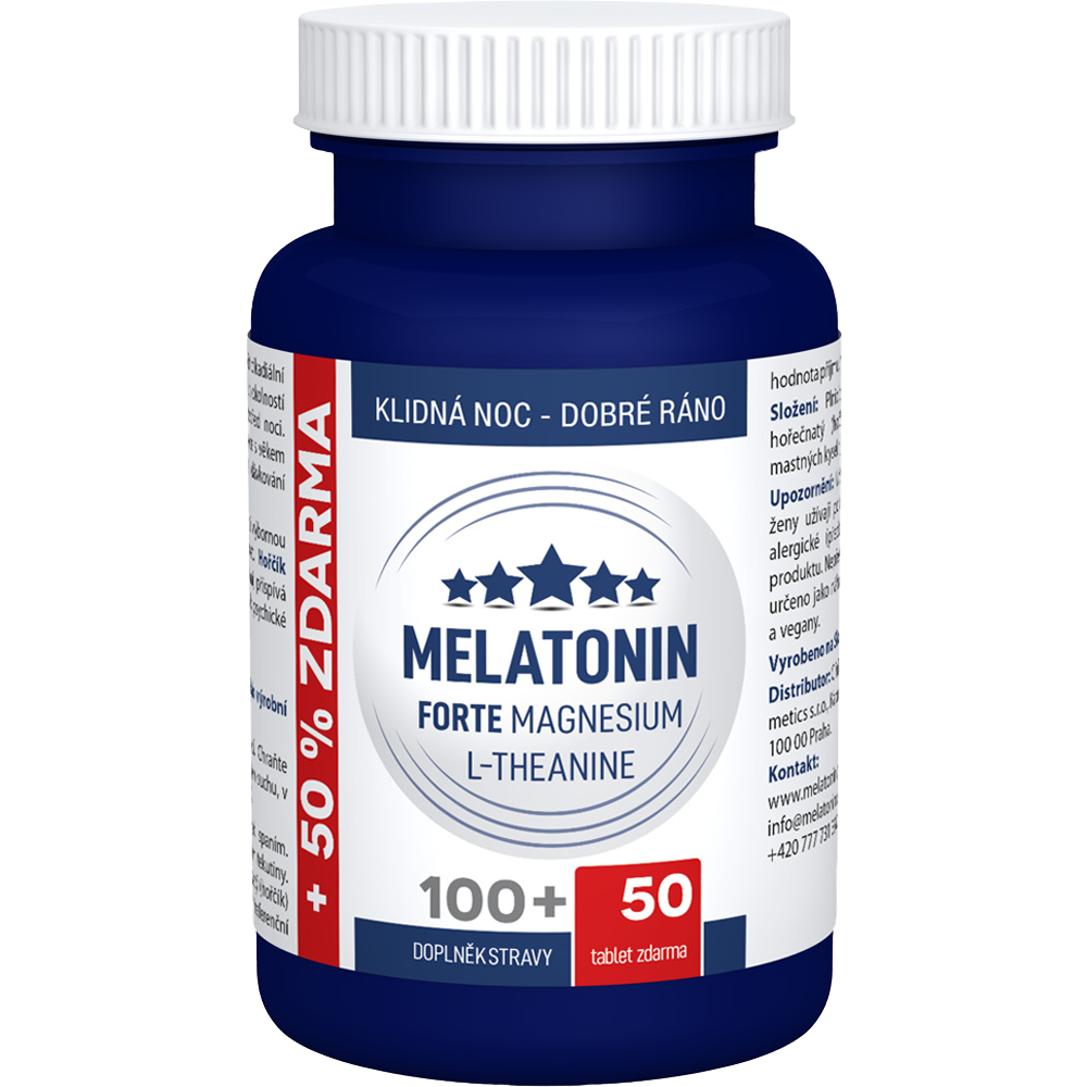 CLINICAL NUTRICOSMETICS Melatonin Forte Magnesium L-Theanine 150 tablet
