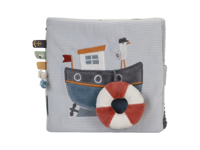 LITTLE DUTCH Knížka plyšová velká Námořnický záliv