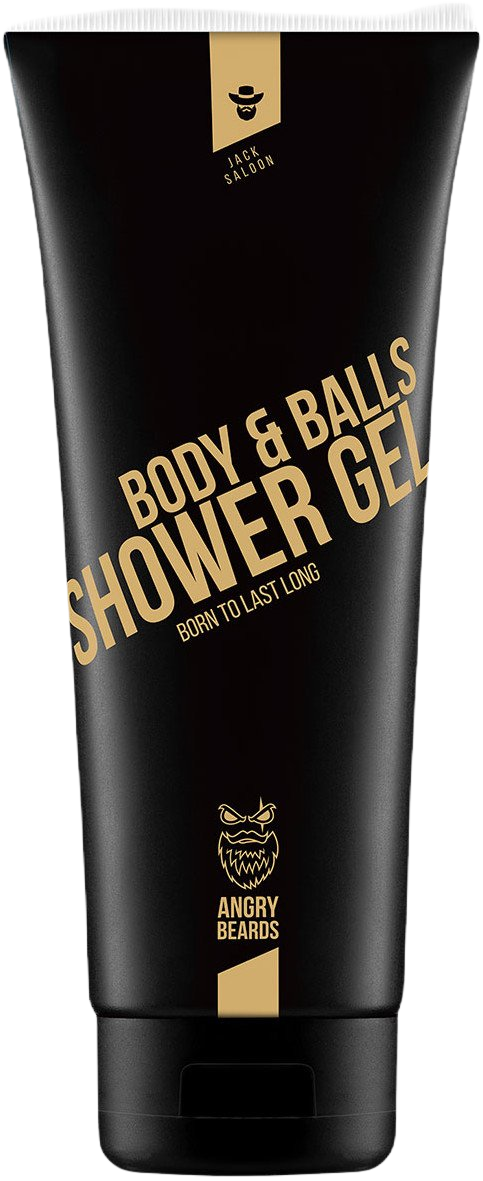 ANGRY BEARDS Sprchový gél Jack Saloon 230 ml