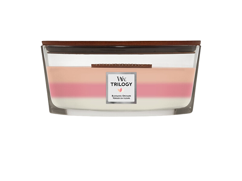 WOODWICK Trilogy svíčka loď BlLOOMING ORCHARD 453.6 g