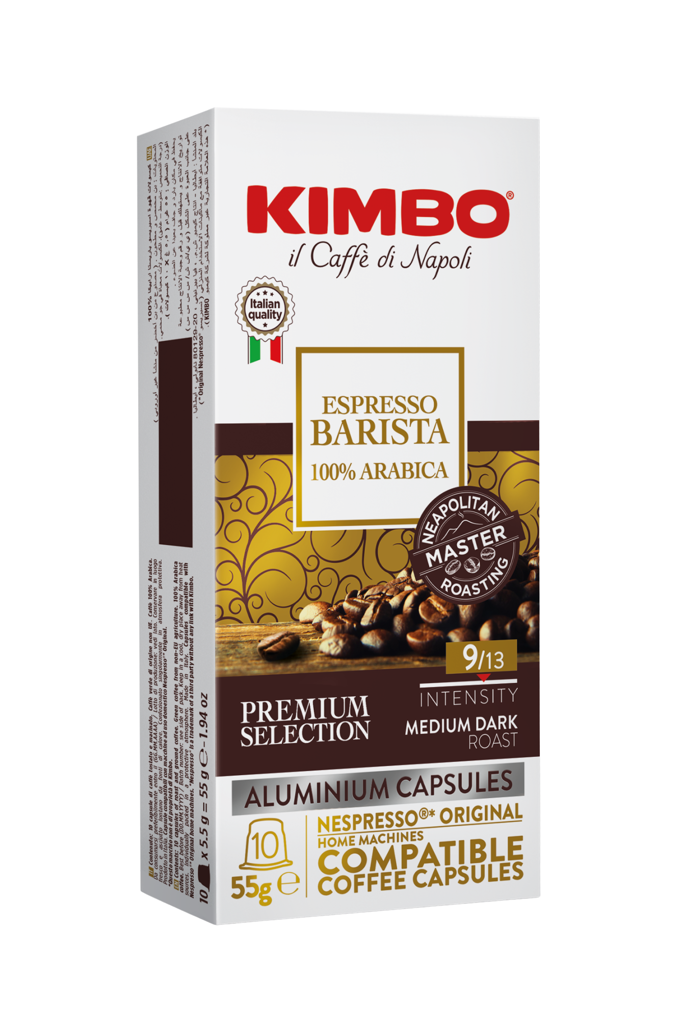 KIMBO Kapsle Nespresso Espresso Barista 10 ks