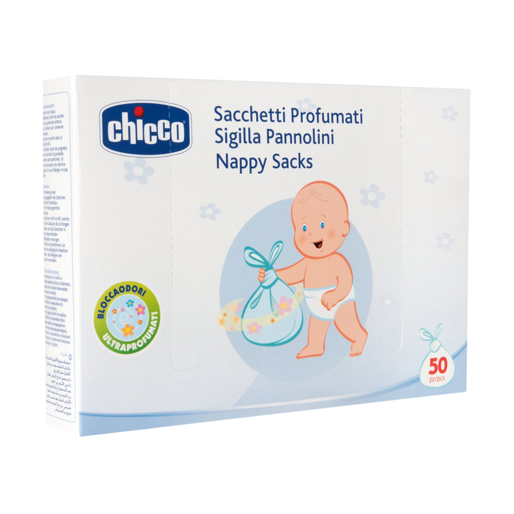 Fotografie CHICCO Sáčky na likvidaci plenek parfémované 50 ks