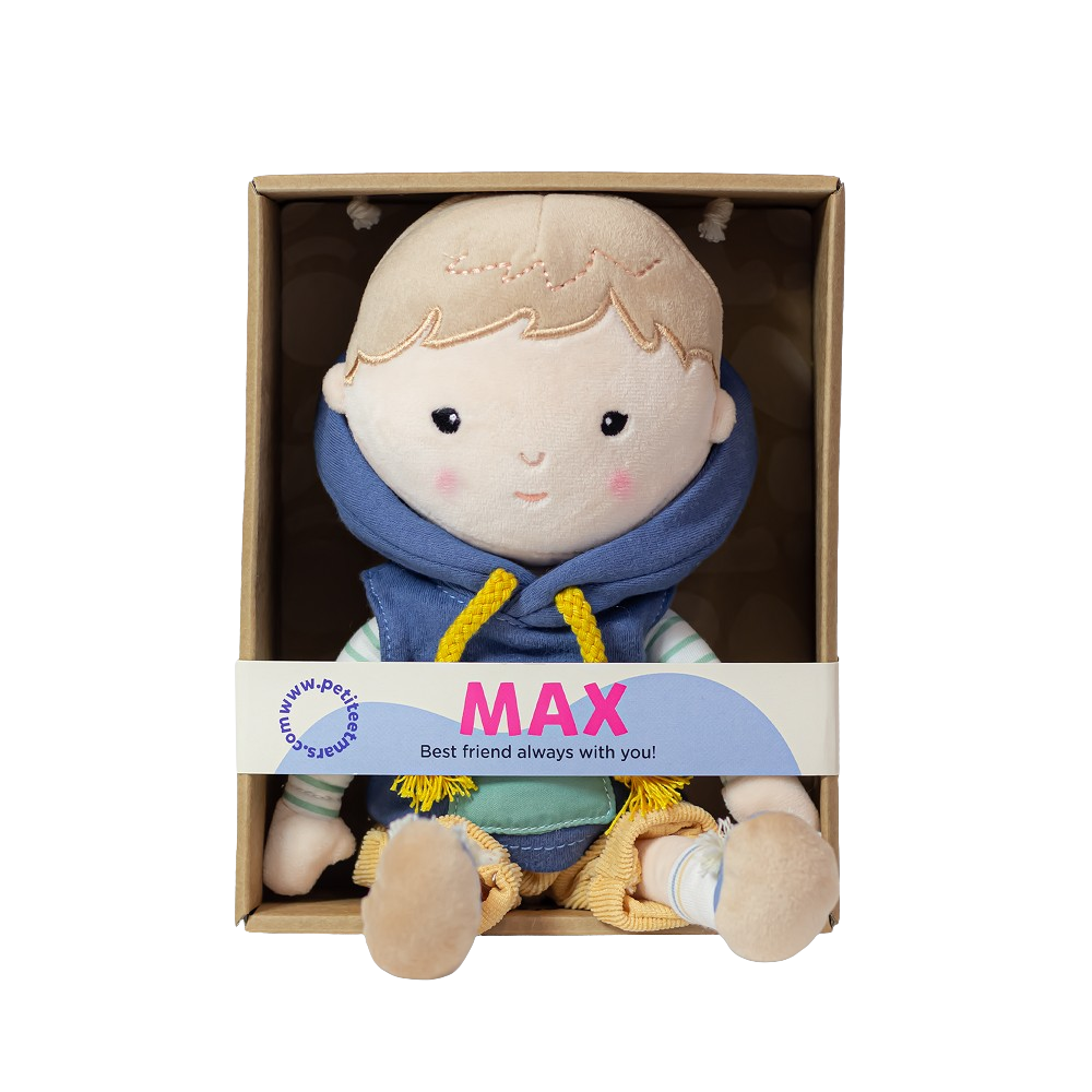 PETITE&MARS Panenka plyšová Max 0m+, 35 cm