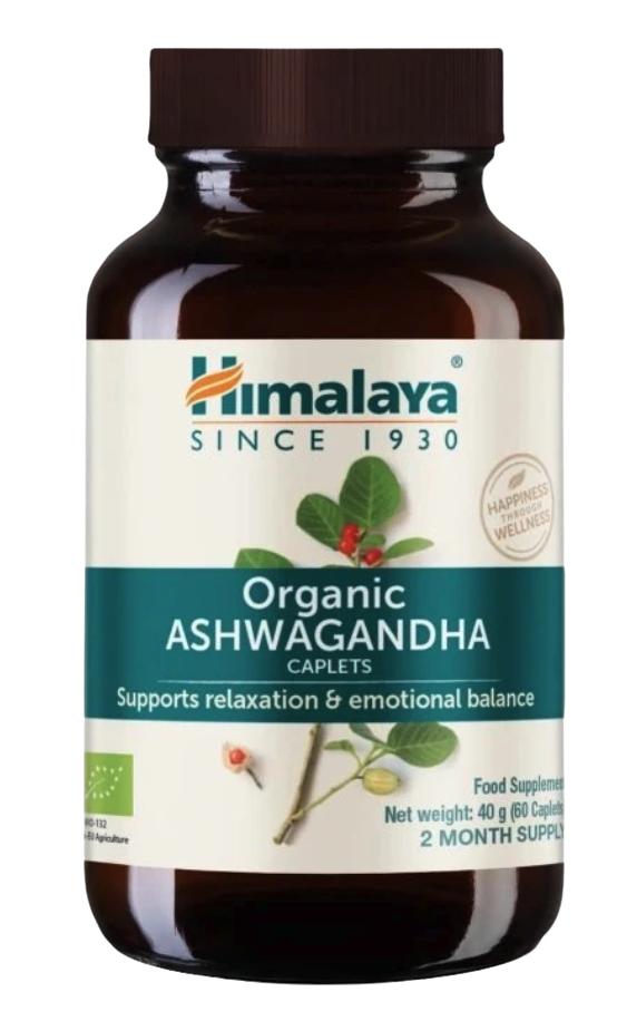 HIMALAYA Organic Ashwagandha BIO 60 kapslí