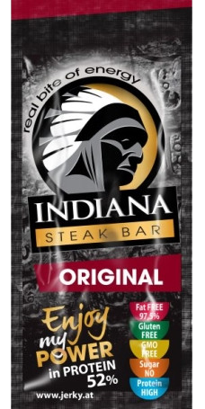 Fotografie Indiana Jerky Steak Bar Original 1 x 20 g