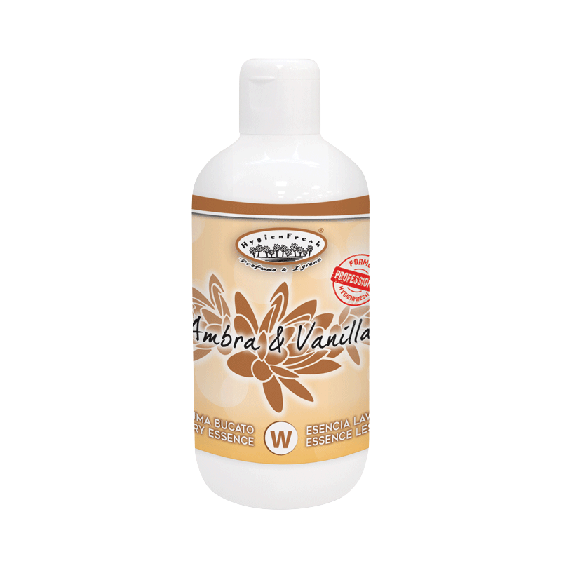 Fotografie HYGIENFRESH Koncetrovaný parfém do pračky Ambra & Vanilla 250 ml