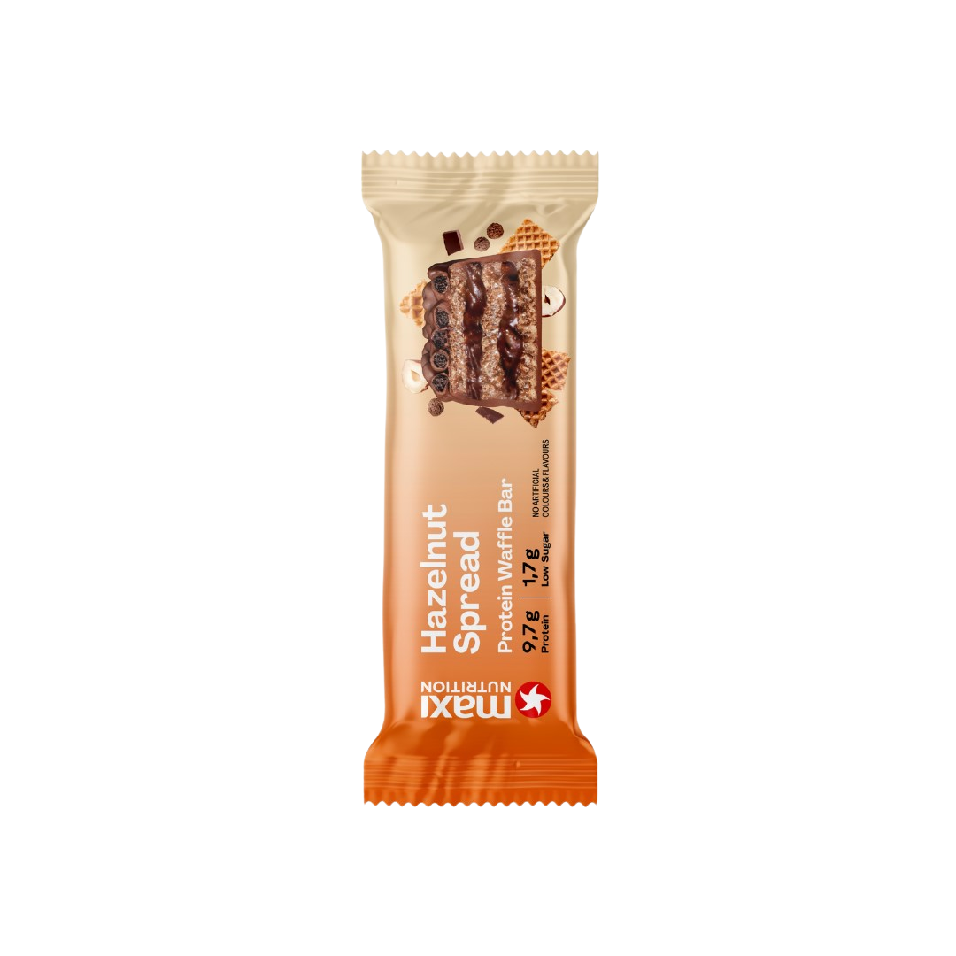 MAXI NUTRITION Waffle protein bar hazelnut spread 39 g koupíte na Pilulka.cz