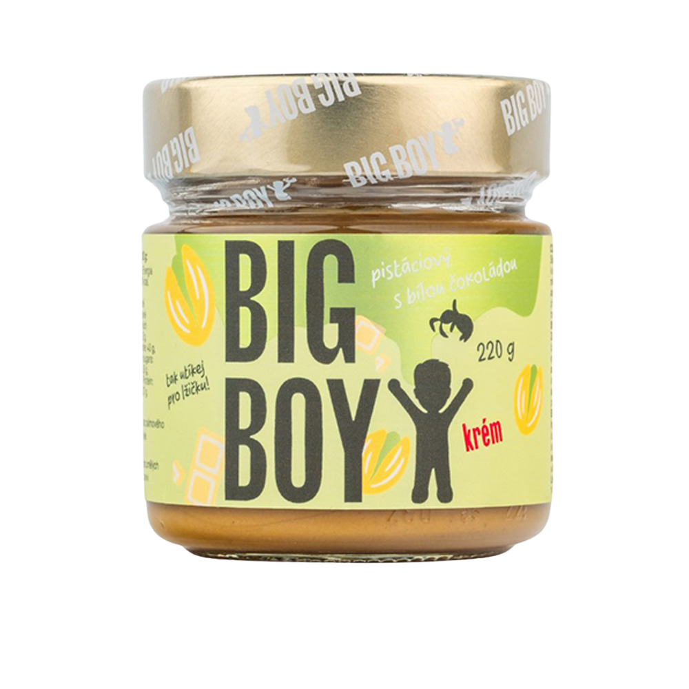 BIG BOY Pistácie s bílou čokoládou 220 g
