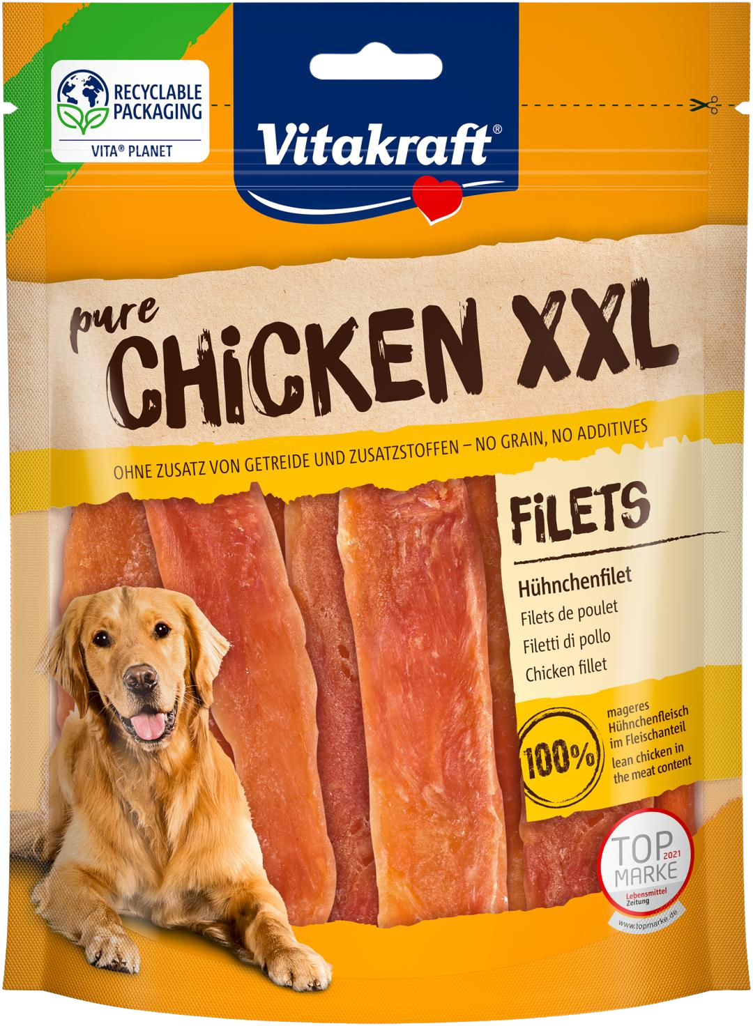 VITAKRAFT Chicken kuřecí plátky XXL 250 g