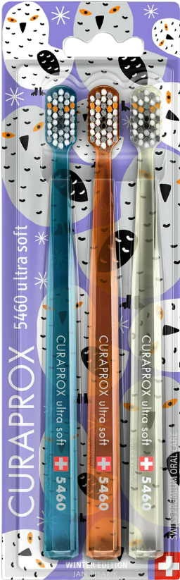 Curaprox CS 5460 ultrasoft Sovie edícia zubná kefka 3 ks