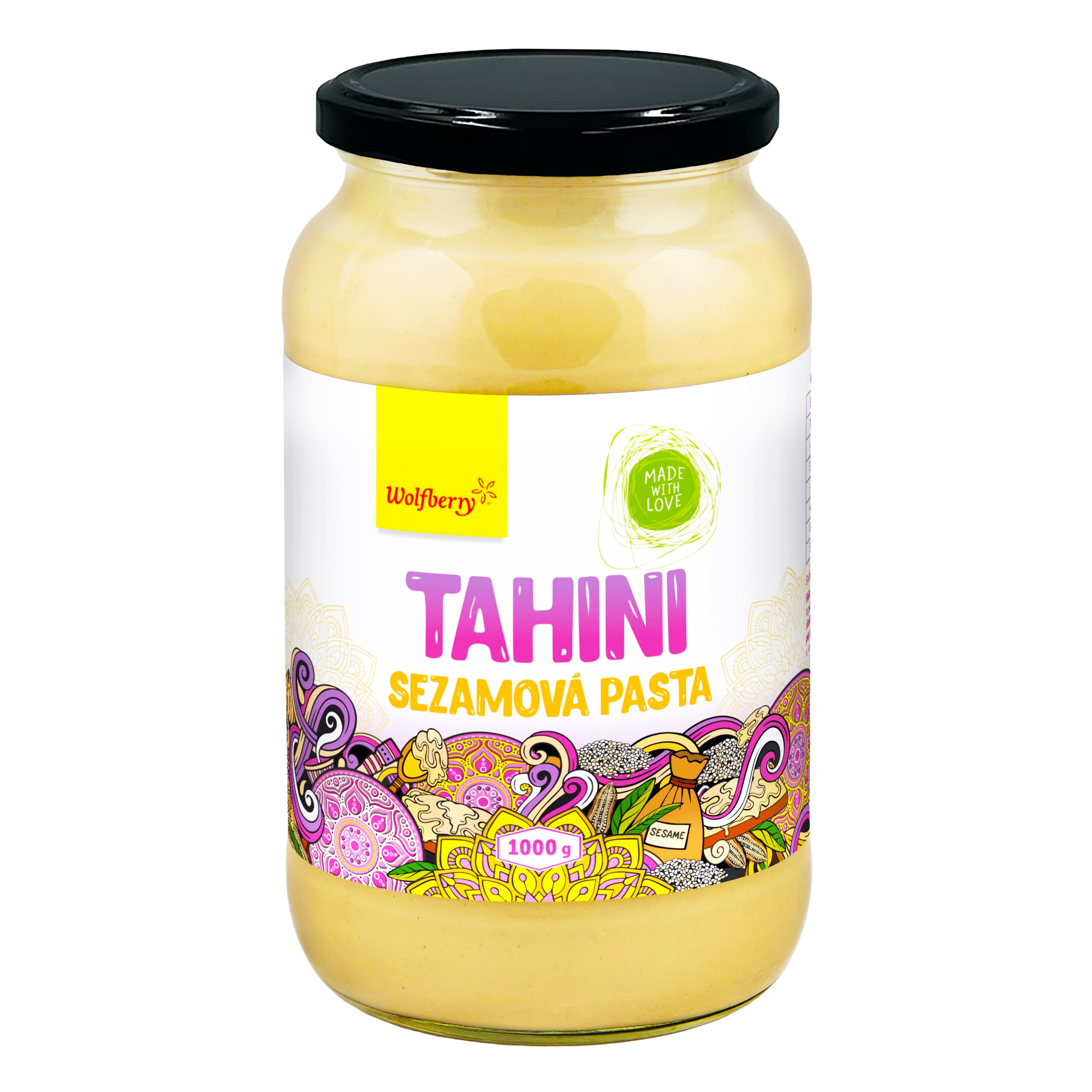 Fotografie Wolfberry Tahini sezamová pasta 1000 g