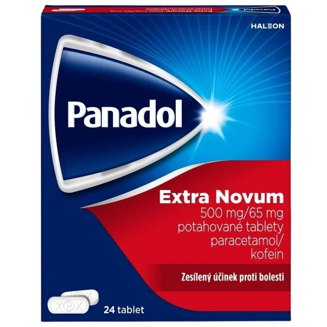 PANADOL Extra 500mg/65mg, 24 tablet