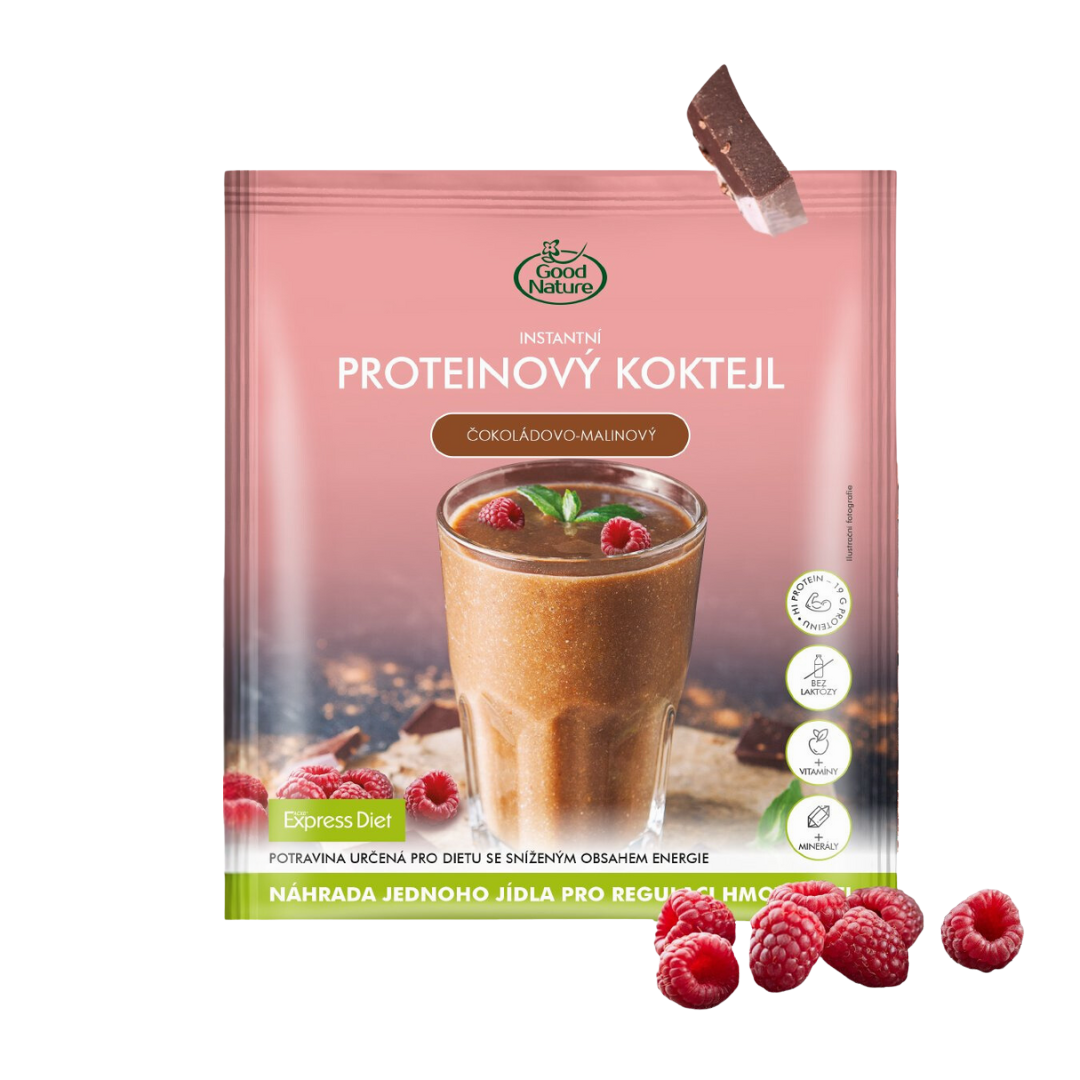 Express Diet Proteinový čokoládovo-malinový koktejl na hubnutí 60 g