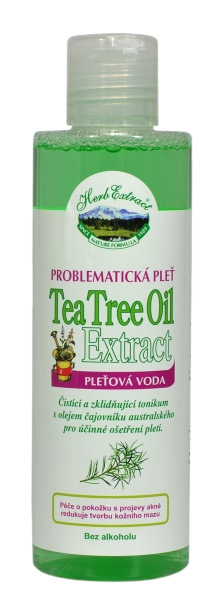 Fotografie Herb Extract - Odličovací voda na problematickou pleť s TTO 200 ml