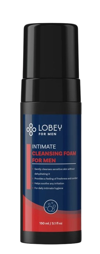 LOBEY Intimní pěna pro muže 150 ml
