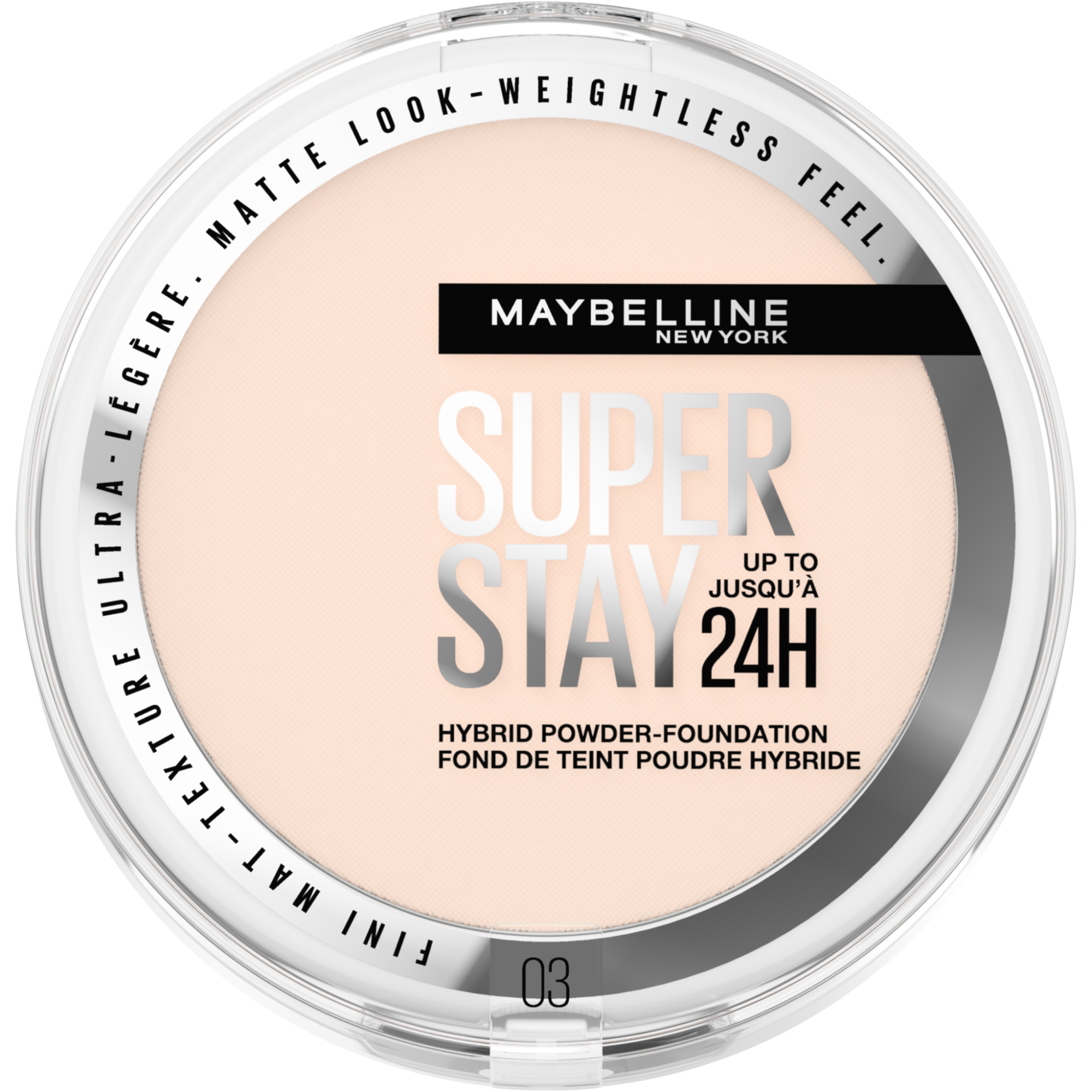 Maybelline SuperStay 24H Hybrid Powder-Foundation odstín 03 make-up v pudru 9 g