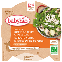 Menu zemiaky a fazuľky s morčacími plátkami