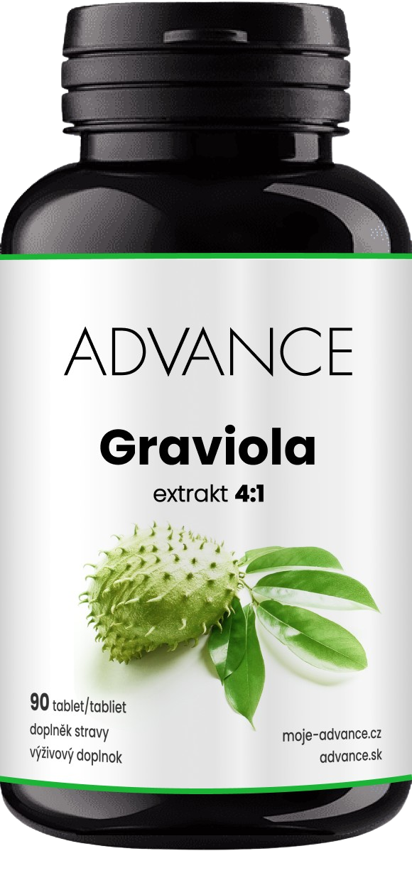 ADVANCE Graviola - extrakt 4:1, 90 kapslí