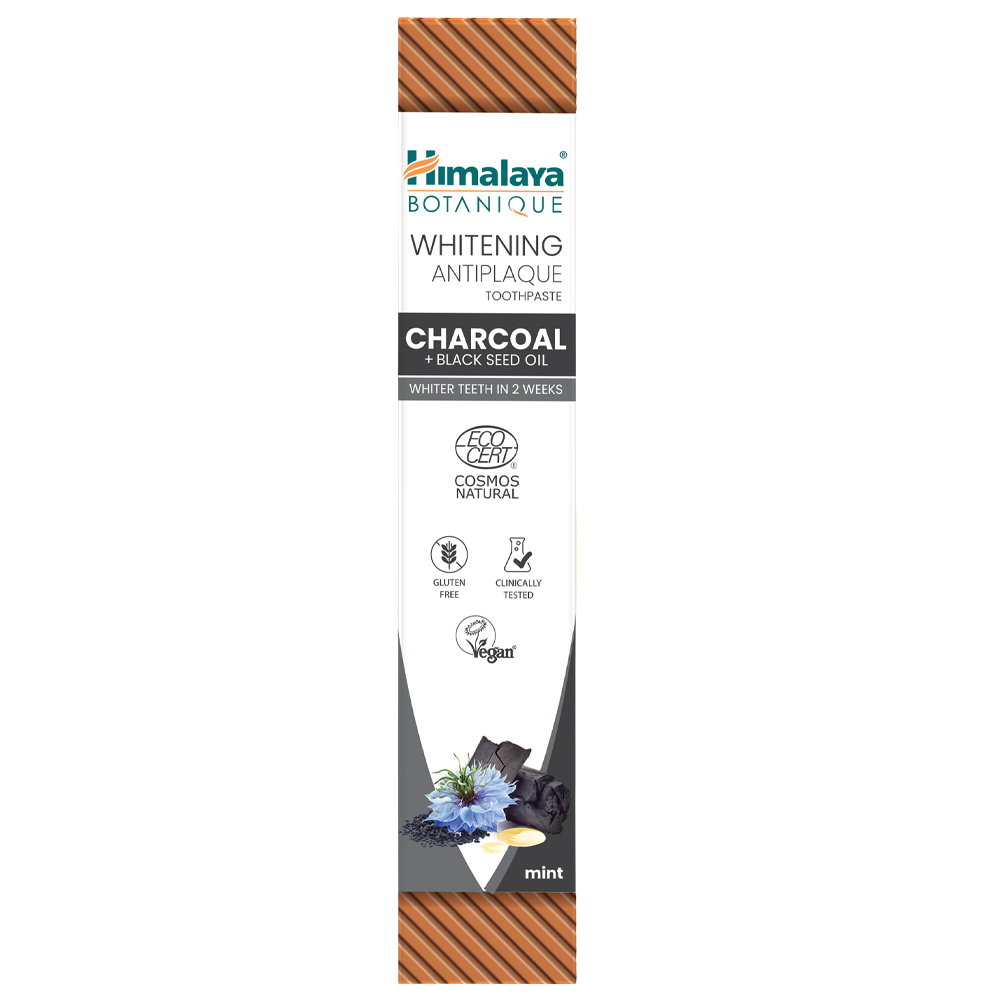 Fotografie HIMALAYA Botanique Charcoal zubní pasta 75 ml