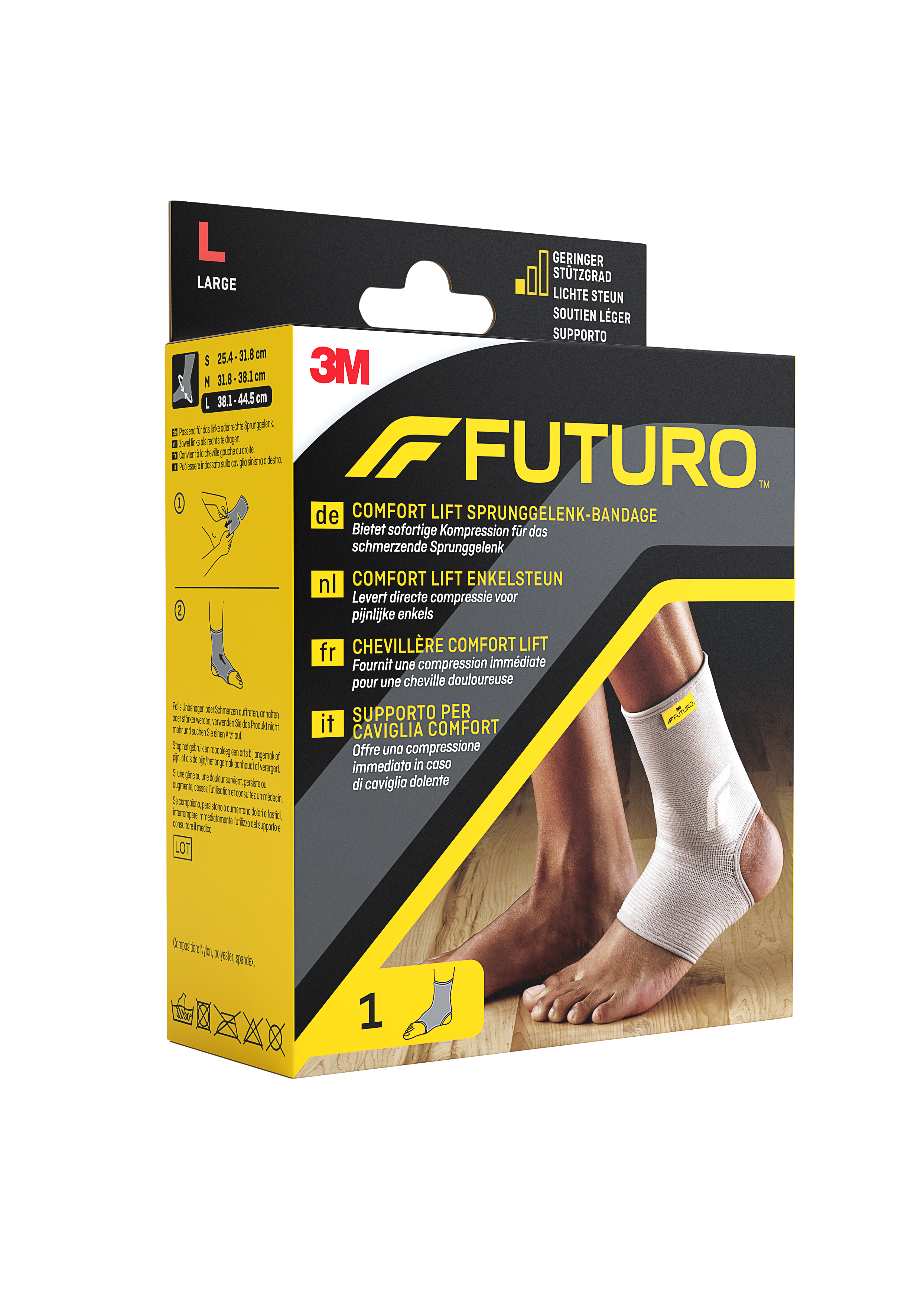3M FUTURO Comfort bandáž na členok, veľkosť L