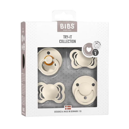 Fotografie BIBS Cumlíky TRY IT kolekcia, Ivory 4 ks