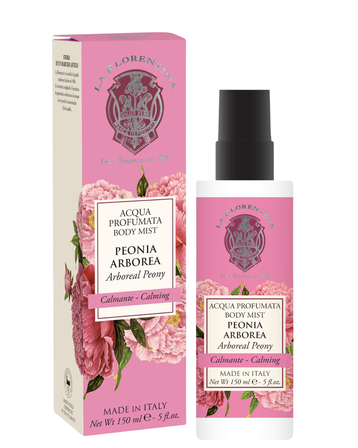 Fotografie LA FLORENTINA Parfémovaná tělová voda Peonia Arborea 150 ml