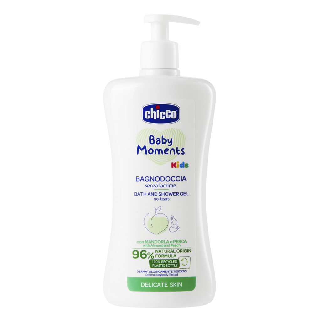 Fotografie CHICCO Gel sprchový Baby moments Kids, 0m+ 500 ml