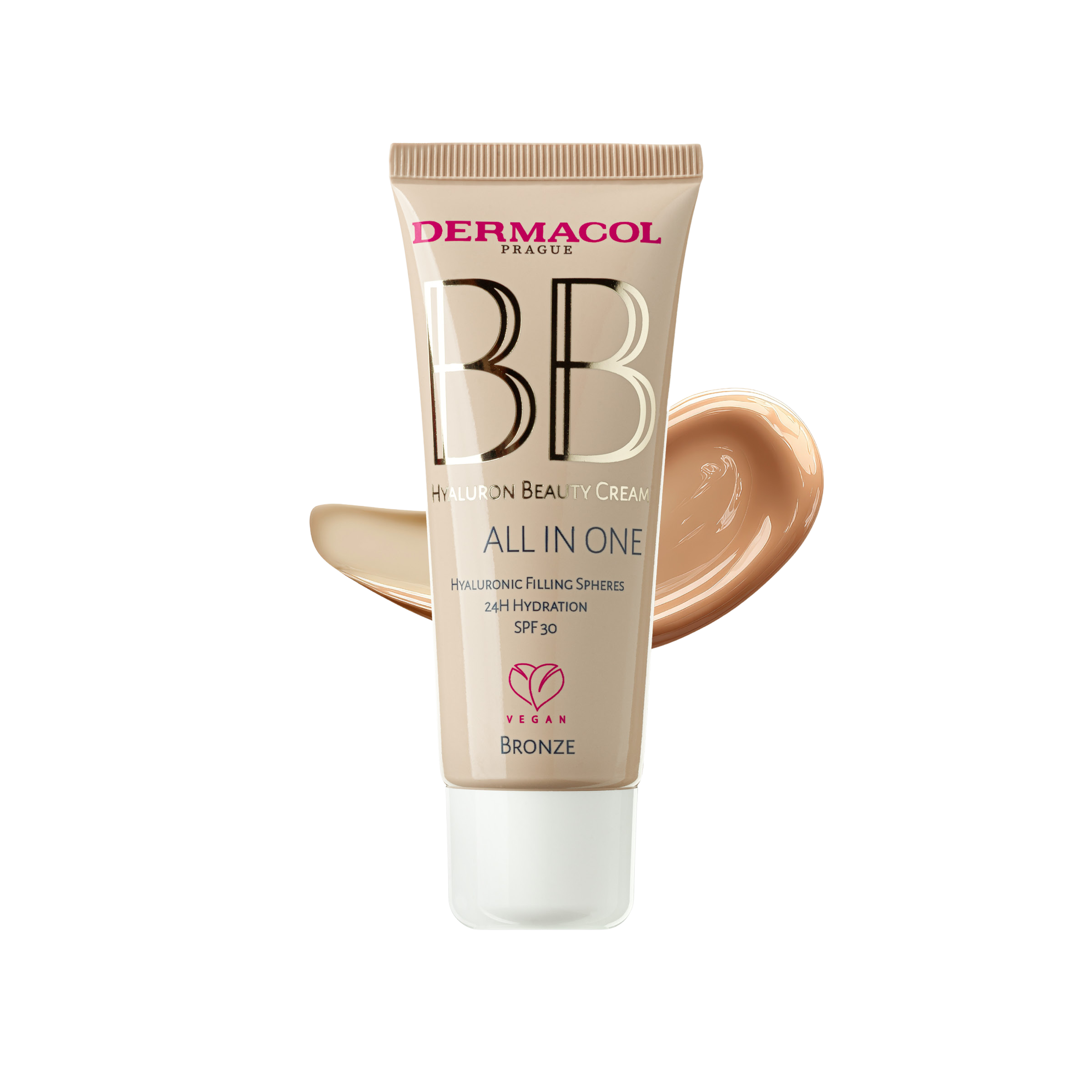Fotografie DERMACOL BB hyaluronový krém SPF30 č.2 Bronze 30 ml