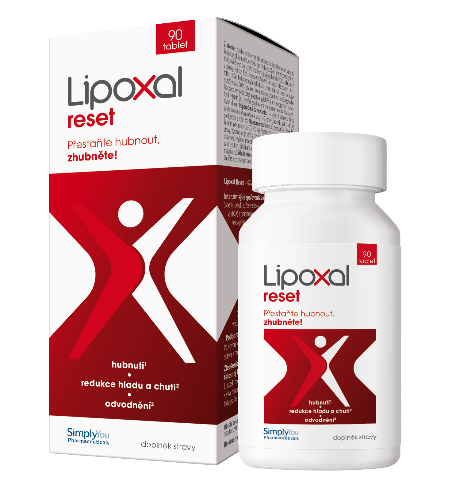Fotografie LIPOXAL Reset 90 tablet