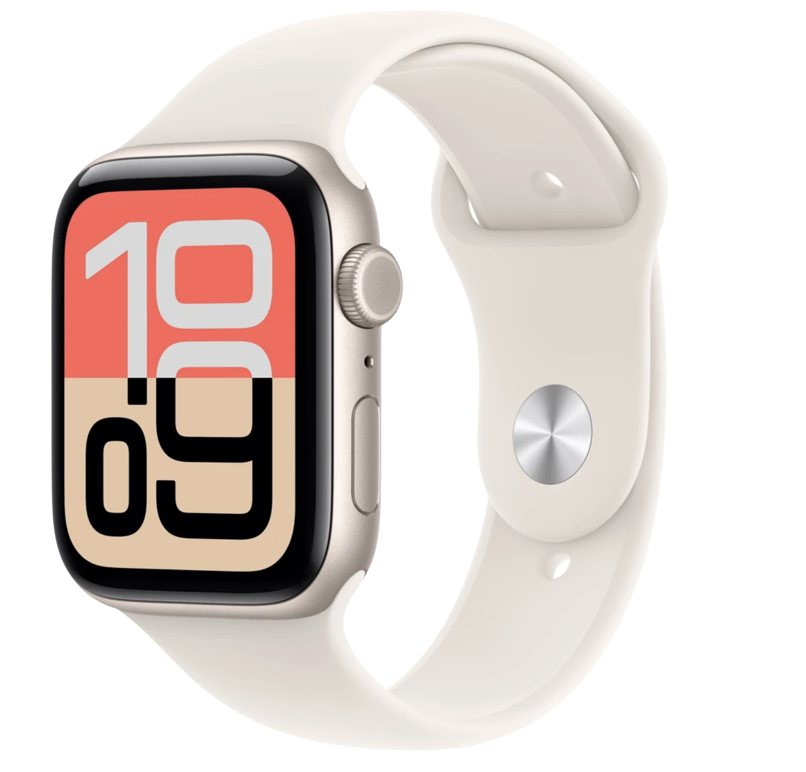 APPLE Watch SE 3 (2025) Cellular 40mm Hvězdně bílý hliník s hvězdně bílým sportovním řemínkem S/M