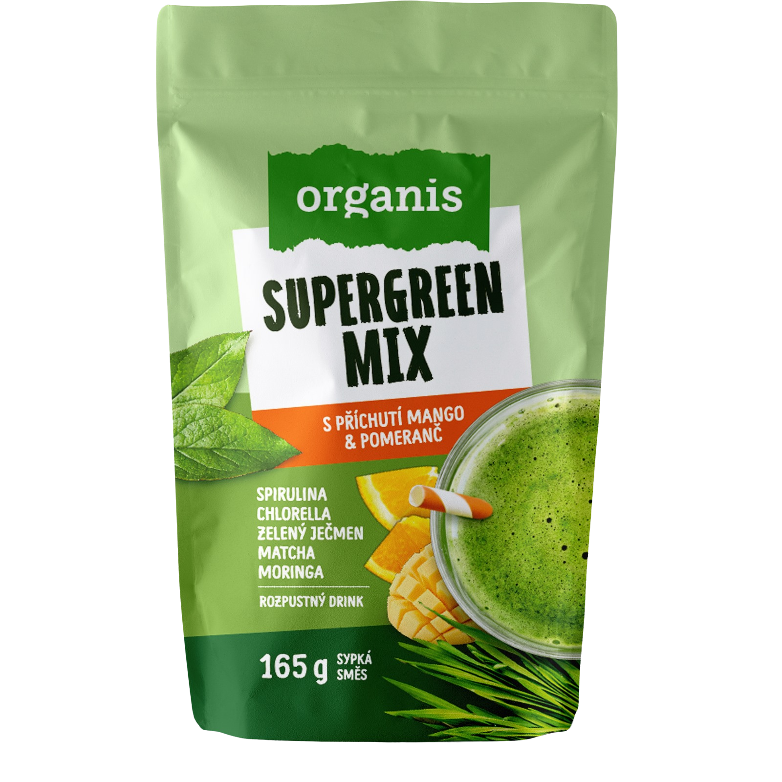 ORGANIS Supergreen Mix 30 dávek, 165 g