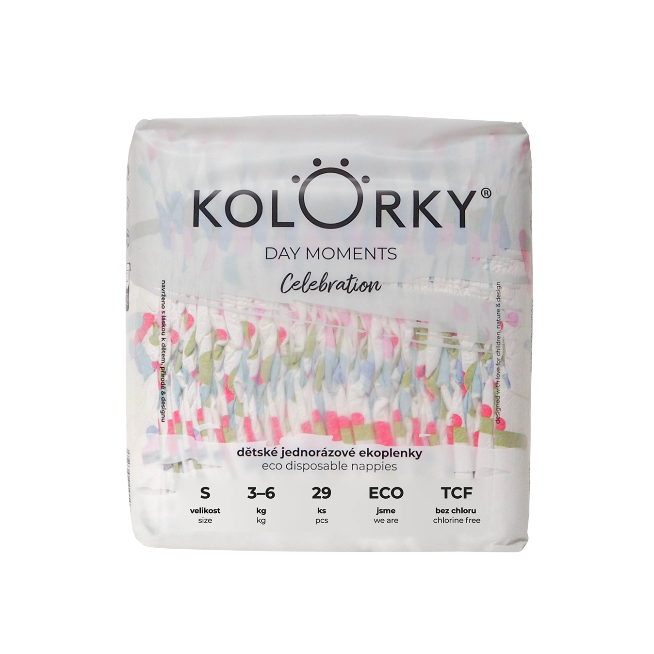 KOLORKY DAY MOMENTS Oslava vel. S (3-6 kg) 29 ks