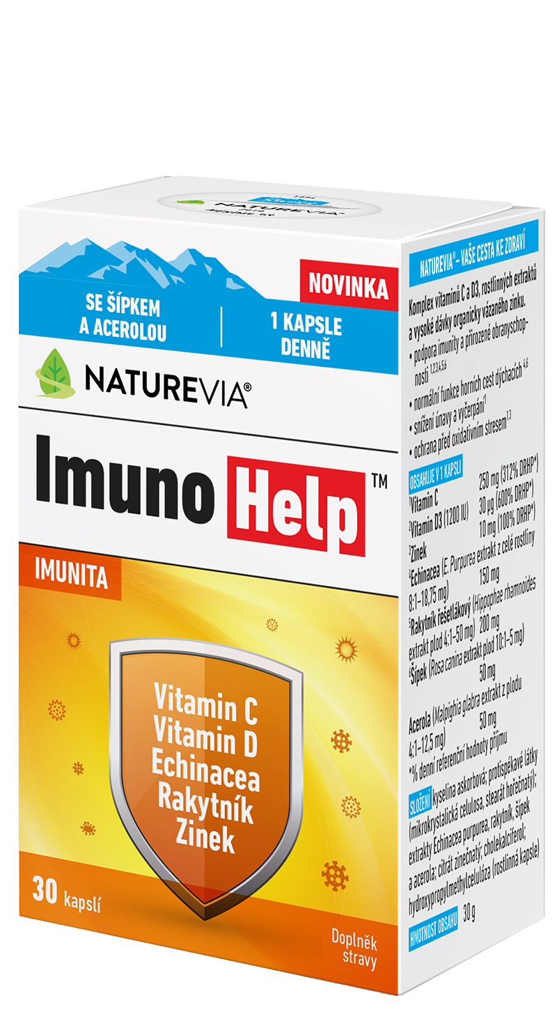NatureVia ImunoHelp 30 kapslí