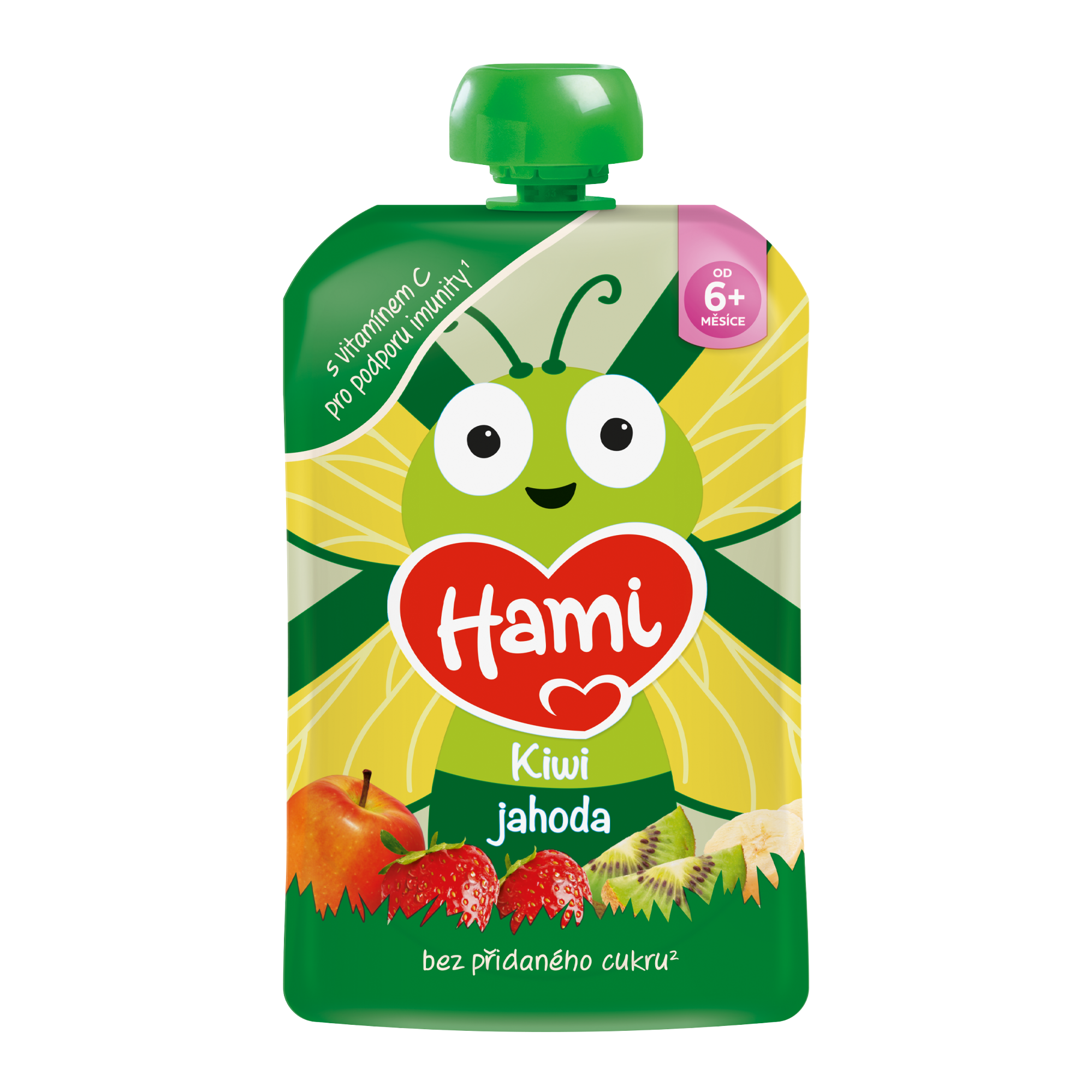 HAMI Příkrm kapsička Kiwi a jahoda 100 g