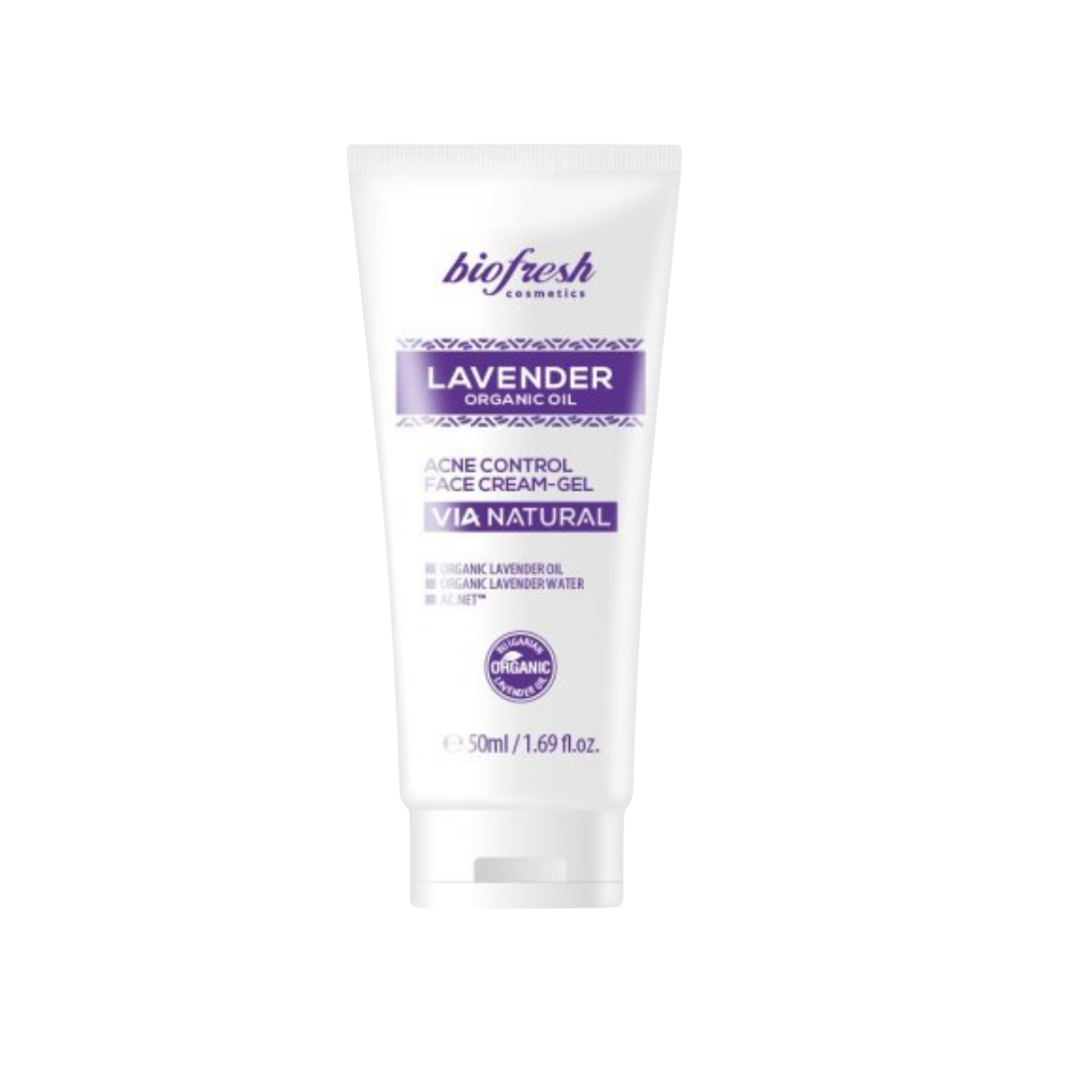 BIOFRESH Gel na obličej proti akné s organickým levandulovým olejem Lavender 50 ml