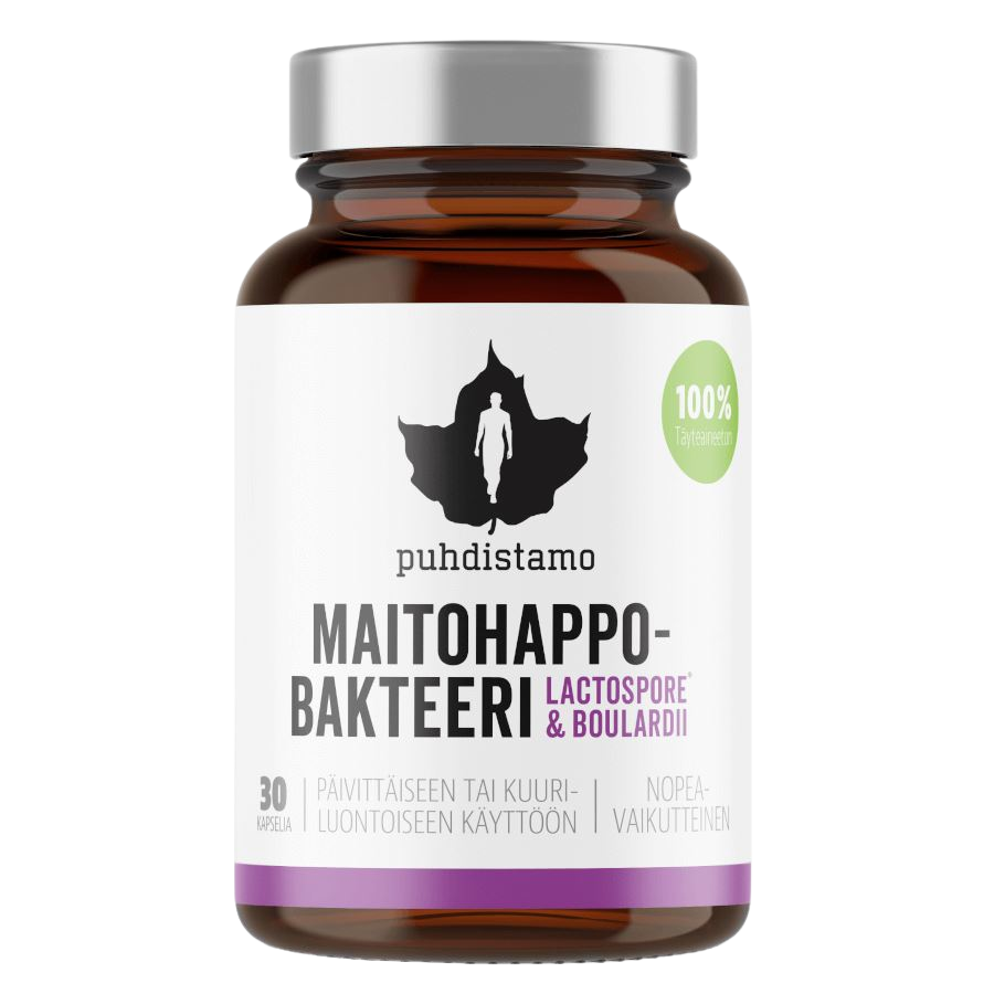 PUHDISTAMO Probiotika Lactic Acid Bacteria Boulardii 30 kapslí