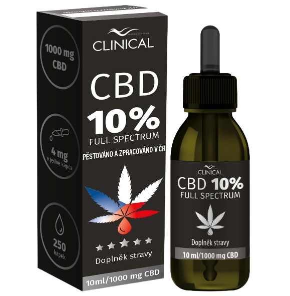Fotografie CLINICAL CBD 10% Full Spectrum 10 ml
