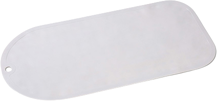 Fotografie BABYONO Podložka protiskluzová do vany šedá 35 x 55 cm